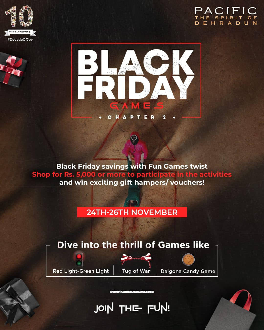 Black Friday Games Chapter 2 at Pacific Mall Dehradun