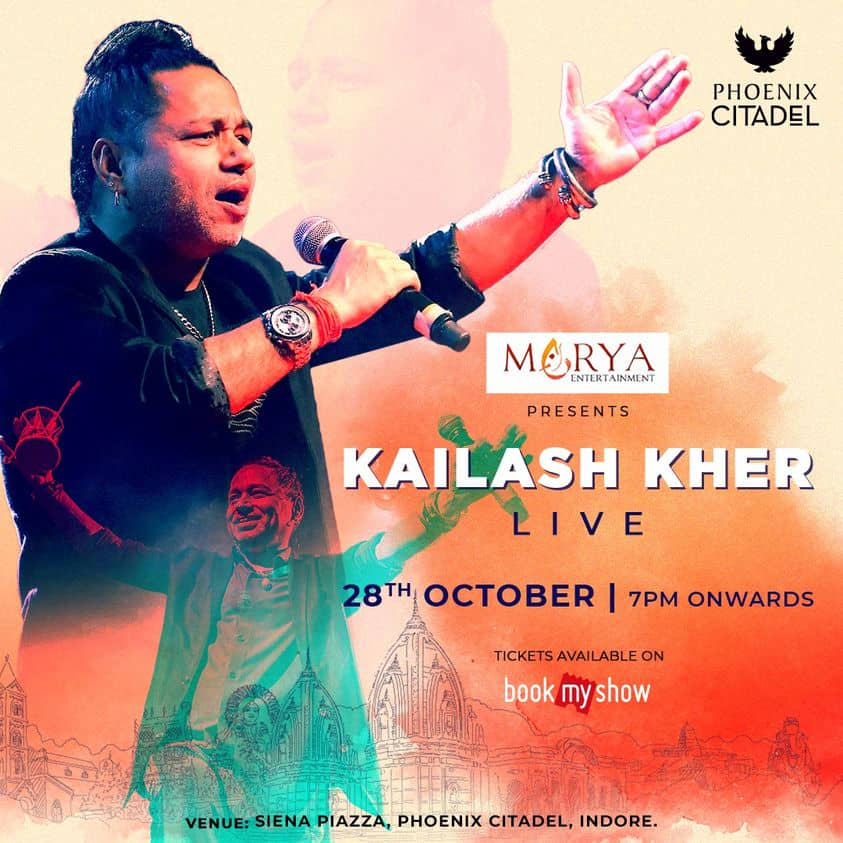 Kailash Kher Live at Phoenix Citadel Indore