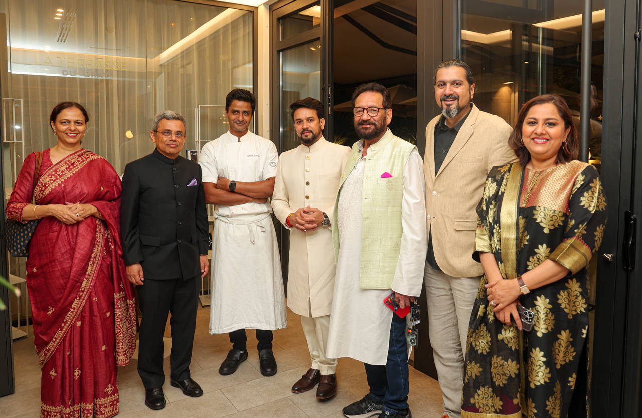 Chef Manu Chandra with 75th Cannes Film Festival Invitees