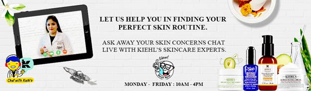 ASIA’S first ever Virtual Consultation live now only on Kiehl’s India E-Boutique  