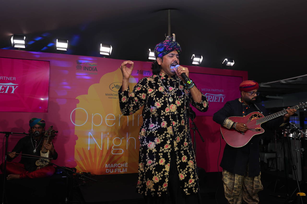 Mame Khan's Performance at the DIageo India Pavillion representing Godawan & Rajasthan's rich folk culture