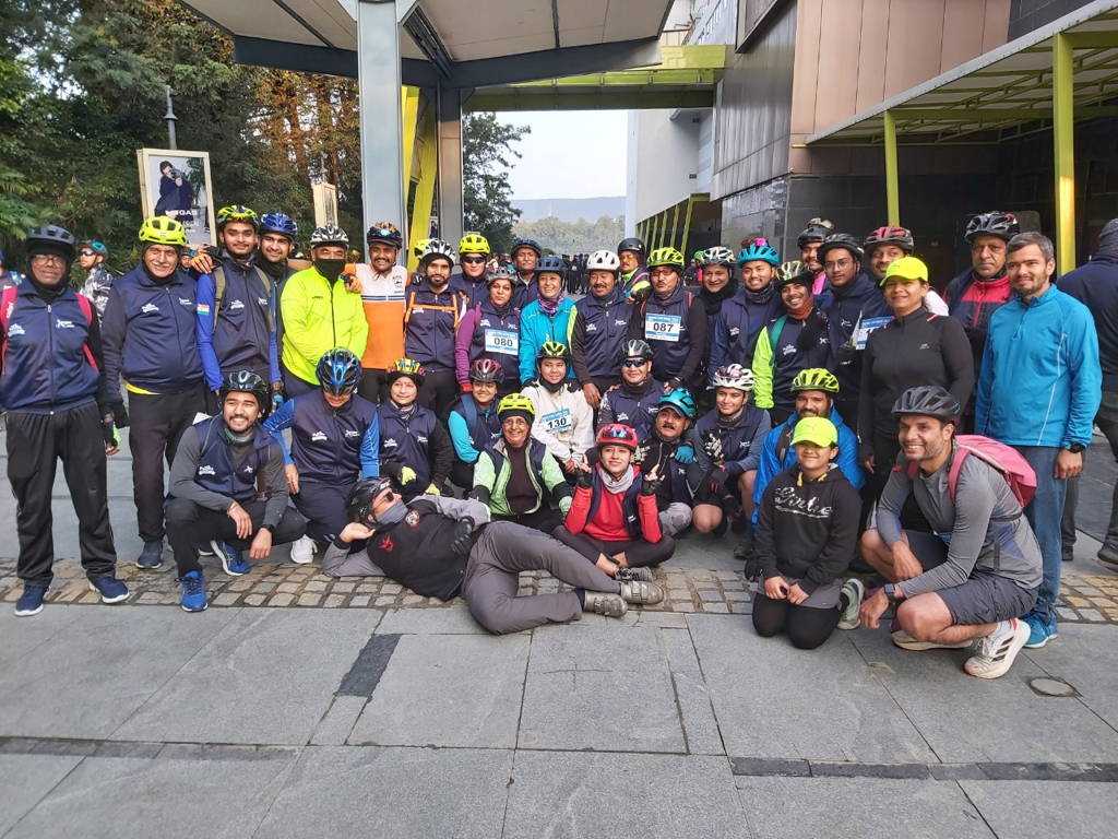 Grand Cycle-Rally organized by Pacific Mall in Dehradun; a throng of cycle groups participated