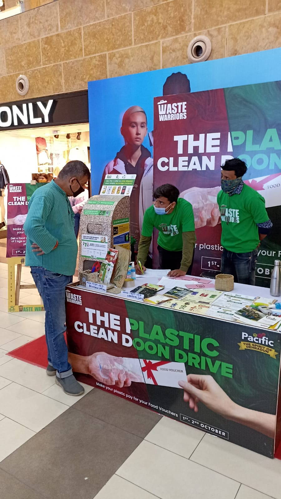 Pacific Mall Dehradun launches-’The Plastic Clean Doon Drive’
