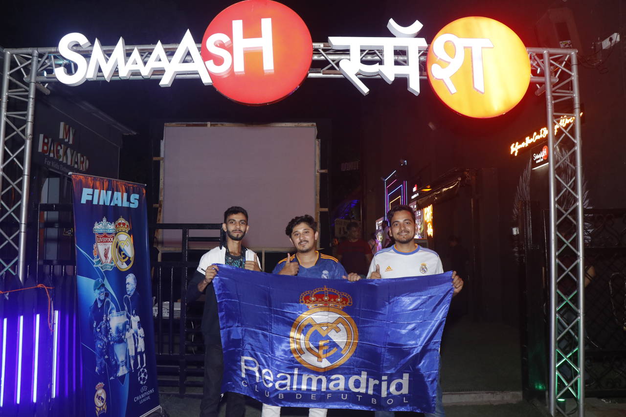 Smaaash hosts Live screening of UEFA champions league final showdown - Peña Madridista de Bombay (or Bombay Peña), the first official Real Madrid fan club in India
