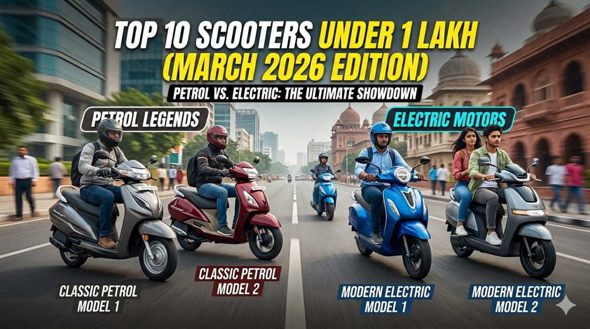 The Ultimate Showdown: Which Scooter Under 1 Lakh Wins the 2026 Race?