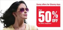 Flat 50% off on select Sunglasses at Vision Express Outlets across India