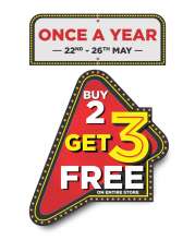 Brand Factory Celebrates EID With ‘Once A Year – Buy 2 Get 3 Offer'  22nd May - 26th May 2019