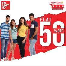 UNLIMITED - Red Alert Sale - Flat 50% off