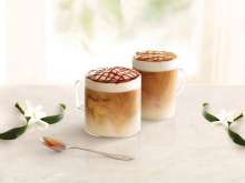 Unfold the blossoming flavors of Starbucks Macchiato!