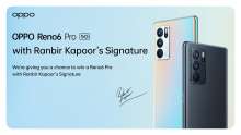 OPPO thanks its customers: Fans get the chance to grab the newly launched 5G Reno6 Pro 5G, signed by Ranbir Kapoor