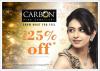 Flat 25% off on Carbon Fine Jewellery on purchase above Rs.10,000