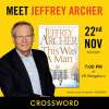 Events in Bangalore - Meet Jeffrey Archer at Crossword Bookstores VR Bengaluru on 22 November 2016, 7.pm
