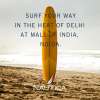 Nautica's Fun Surfing Game at DLF Mall of India