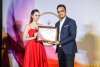 Bollywood Actress Evelyn Sharma presents Times Retail Icon Award to Mayank Lalpuria for Most promising shopping Mall of the Year - Phoenix Marketcity, Kurla