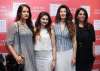 Sona Mohapatra, Prachi Desai and Sangeeta Bijilani with Anita Dongre (Left to right) at the Vogue Bridal Studio - 3.07.2015