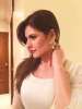 Zareen Khan wearing Fatma Shaikh and Shillpa Purii Designer Jewellery for an event in Raipur