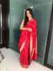 Actress Divya Khosla Kumar in Vidhi Singhania Saree  forArpita Khan Diwali Party