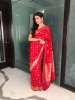 Actress Divya Khosla Kumar in Vidhi Singhania Saree  forArpita Khan Diwali Party