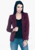 Faballey FIERCE SCUBA BLAZER - OXBLOOD