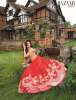 Actress Jacqueline Fernandez wearing Anushree Reddy for Harper's Bazaar Bride - June-July cover