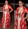 Actress Amruta Khanvilkar in KALKI Fashion outfit for Raazi Screening 