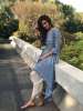 Actress Karishma Tanna being ethnic in outfit by Musk Meadows