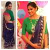 Actress Sai Tamhankar wearing Kala Sangan,Nakhrewaali, Masaya Jewellery and Whatthefuss