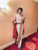 Actress Taapsee Pannu wearing a Rashi Kapoor Saree for American Asian Heritage Festival in New Jersey.