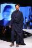 Irrfan Khan kickstarted the night by showcasing a custom-made, Indigo-inspired outfit for Rajesh Pratap Singh's show at Van Heusen + GQ Fashion Nights 2017 -Day2