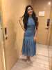 Warina Hussain wearing Nikita Mhaisalkar for her  Movie Promotion